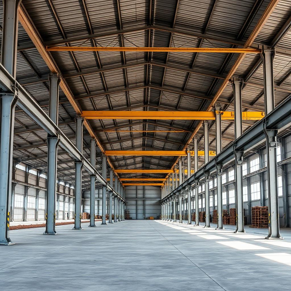 Galpão industrial — Estruturas Metálicas